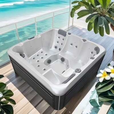 WiFi-Enabled 5 người bồn tắm nước nóng thiết kế hiện đại ngoài trời vườn Acrylic Massage Spa bồn tắm với chứng nhận CE / ETL / SAA / ISO