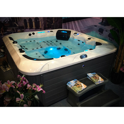 Khách sạn acrylic Bồn tắm massage ở sân sau Bồn tạo sóng Spa ngoài trời Bồn tắm nước nóng