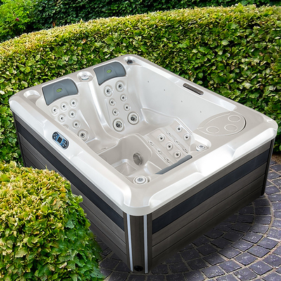 Bồn tắm nước nóng ngoài trời Acrylic Balboa Bồn tắm nước nóng massage Spa với giao hàng nhanh