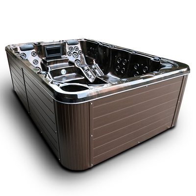 Sang trọng 10 người Bơi Bồn tắm Spa Bể bơi Acrylic Combo 76 Máy bay phản lực