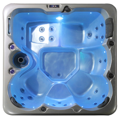 Pearl White 5 người bồn tắm nước nóng ngoài tự đứng bồn tắm nước nóng massage