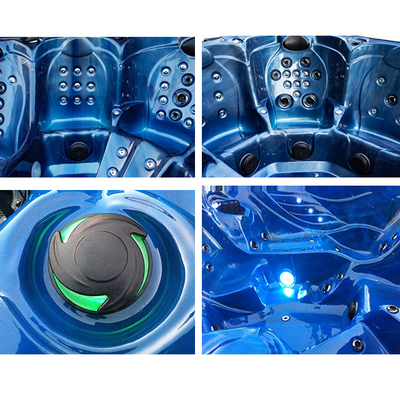 Bồn tắm nước nóng thông minh tự động 5 người với dòng chảy cao / Wifi / loa Bluetooth và hệ thống Balboa