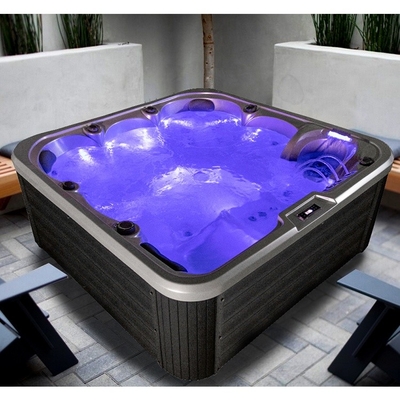 5 chỗ ngồi Massage Spa ngoài trời Bồn tắm nước nóng Aristech Vật liệu Acrylic