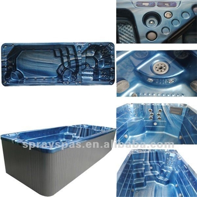 Bể bơi ngoài trời đến bể bơi spa vô tận với hệ thống Balboa 66pcs Jet
