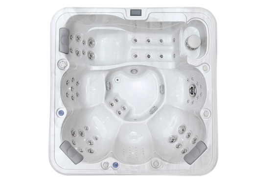 Jacuzzi Bể bơi ngoài trời Spa Massage Acrylic Bồn tắm tự vệ sinh Bể bơi spa cho 6 người