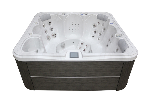Jacuzzi Bể bơi ngoài trời Spa Massage Acrylic Bồn tắm tự vệ sinh Bể bơi spa cho 6 người