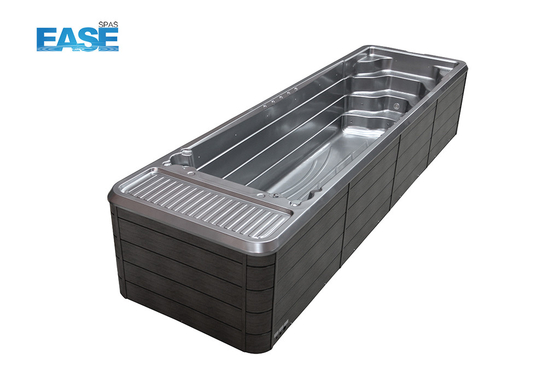 Đồ bơi nước trị liệu Spa Vườn ngoài trời Acrylic Endless Swim Spa For Sale
