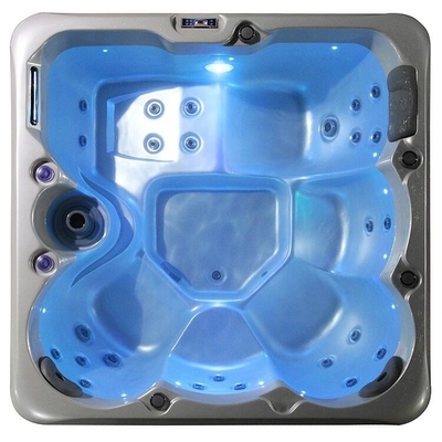 Bồn tắm nước nóng ngoài sang trọng cho 5 người với bồn tắm nước nóng massage bồn tắm acrylic với loa Bluetooth