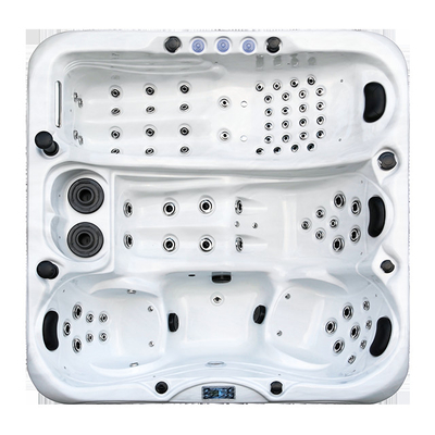 Bồn tắm nước nóng vườn sang trọng cho 4 người Người lớn Acrylic spa Bồn tắm nước nóng với chức năng massage cho ngoài trời