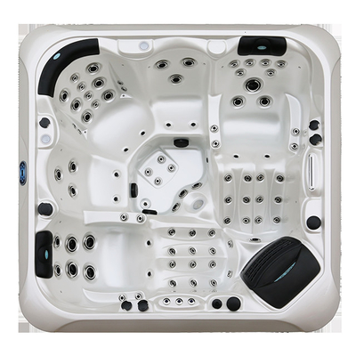 Khu vườn 5 chỗ ngồi ẩm ướt Massage Spa bồn tắm ngoài trời Whirlpool bồn tắm nước nóng Acrylic freestanding bồn tắm spa cho Villa