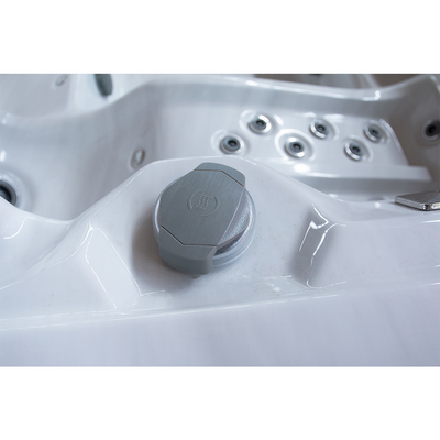 Ergonomic 8 người ngồi ngoài trời Aquarium Whirlpool với vỏ sóng đại dương