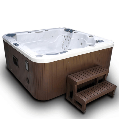 Tự lập 5 người Spa bồn tắm nước nóng Acrylic Bể bơi Bể bơi Spa cho Villa