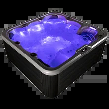 Một nửa chìm đơn giản hiện đại 8 người SPA Whirlpool bồn tắm trong đá cẩm thạch trắng