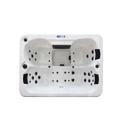 2000 × 2000 × 930mm H Whirlpool Spa Tub Với đài phun nước Và Tùy chọn