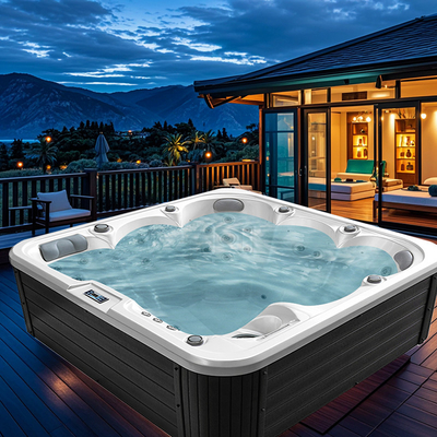 Bồn tắm nước ngoài Acrylic Hydro Spa Home Relax Sauna Bồn tắm hơi nước nóng