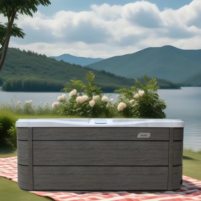 Gia đình Thời gian giải trí ngoài trời Jacuzzi Spa bồn tắm nước nóng với chức năng nước trị liệu mát xa nóng