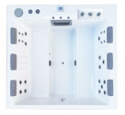 6 người Hệ thống mát xa nước hiện đại Bồn tắm nước nóng SPA Bể bơi ngoài trời Bồn tắm nước nóng