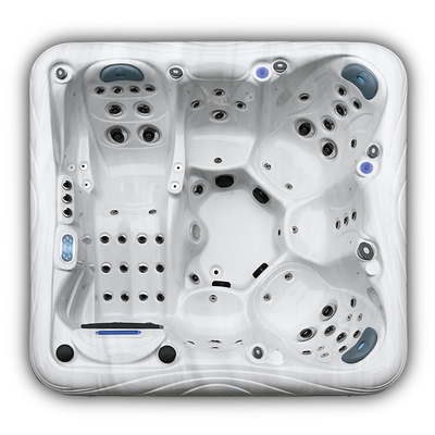 Chất lượng bền nhất nước Mỹ nhập khẩu Acrylic Massage Spa Tub cho ngoài trời thư giãn và vui vẻ