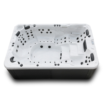 Sang trọng 8 chỗ Balboa Acrylic Bồn tắm nước xoáy Spa Massage ngoài trời Hồ bơi vô tận