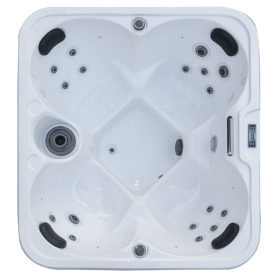 Bồn tắm nước nóng acrylic cho 4 người Bồn tắm massage thủy liệu pháp ngoài trời Spa 3KW