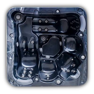 3 chỗ ngồi 2 ghế dài 380kg American Aristech Hot Tub với Hydrotherapy cho thư giãn tại nhà Spa
