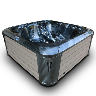 6 người Gia đình Acrylic Spa ngoài trời Bồn tắm nước nóng trong nhà Bồn tắm nằm trong Hồ bơi Spa