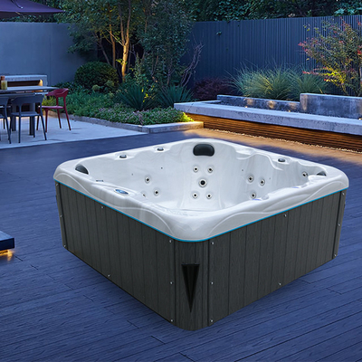 Hệ thống điều khiển Balboa Acrylic 6 người Bồn tắm nước nóng Xoa bóp Spa ngoài trời