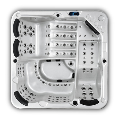 Pearl White 6 chỗ ngồi Massage gia dụng Bồn tắm Spa Hydropool Bồn tắm Spa lớn