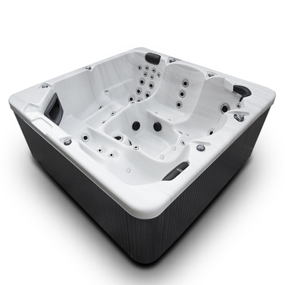Phong cách Mỹ Air Jets Whirlpool Bồn tắm Massage Bồn tắm nước nóng có thác nước