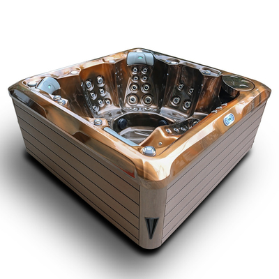 Modern Freestanding 6 Person Outdoor Spa CE Bồn tắm Whirlpool Hydro Massage Spa Tub