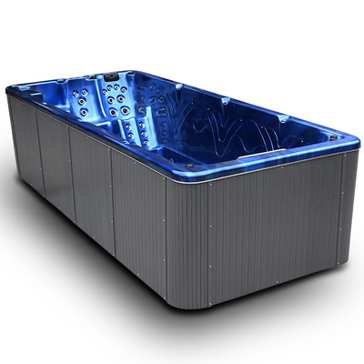 Sang trọng 8 người Xoáy nước Acrylic Bể bơi vô tận Bể bơi ngoài trời Mát-xa ngoài trời