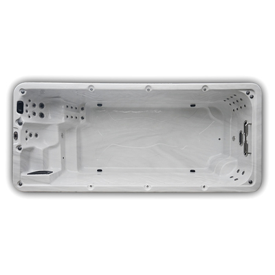 Sang trọng 8 người Xoáy nước Acrylic Bể bơi vô tận Bể bơi ngoài trời Mát-xa ngoài trời