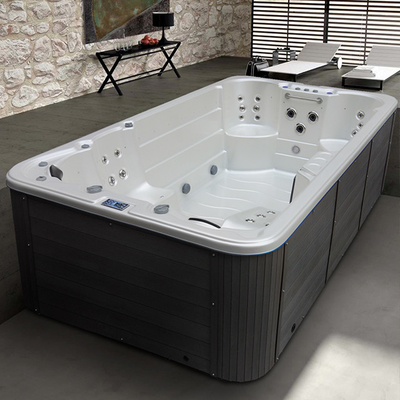 Hồ bơi spa ngoài trời acrylic với công nghệ không dây Bluetooth và hệ thống âm thanh không dây