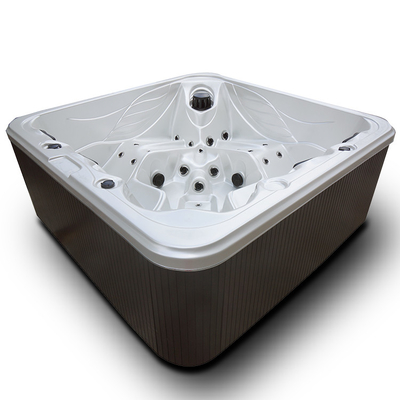 Acrylic Bồn tắm nước nóng 5 người Bồn tắm nước nóng ngoài trời Bồn tắm spa ngoài trời có massage