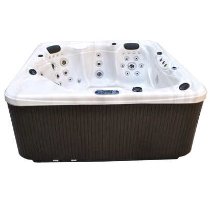 Biệt thự cho 6 người Bồn tắm massage Bồn tắm nước nóng Acrylic Spa với máy xông hơi