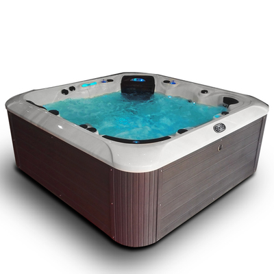 Khách sạn 6 người Bồn tắm nước nóng ngoài trời Acrylic Bồn tắm massage spa