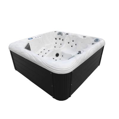 Máy bay không khí ngoài trời Mát-xa bồn tắm nước nóng Spa thác nước xoáy với 3 chỗ ngồi 2 phòng chờ