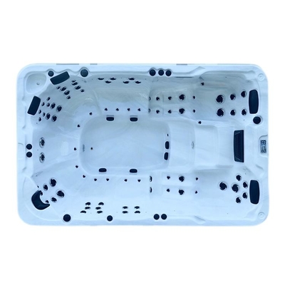 Sang trọng 8 chỗ Balboa Acrylic Bồn tắm nước xoáy Spa Massage ngoài trời Hồ bơi vô tận