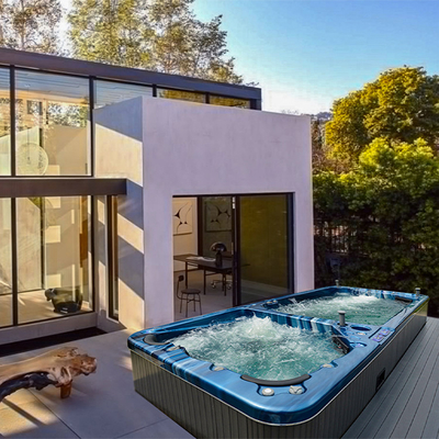 Bể bơi Spa Bể bơi tốt Bể bơi chứa vô tận Bể bơi bằng sợi thủy tinh Acrylic Bể bơi Spa Bể bơi ngoài trời
