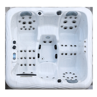 Jacuzzi ngoài trời Acrylic Massage Spa bồn tắm cho 4 người để thư giãn hydrotherapy