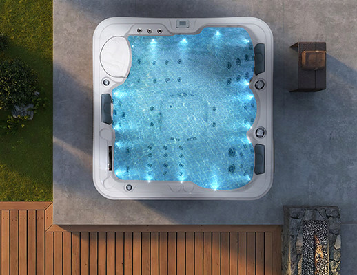 4 người ngoài trời Whirlpool Spa Garden Máy tắm massage di động